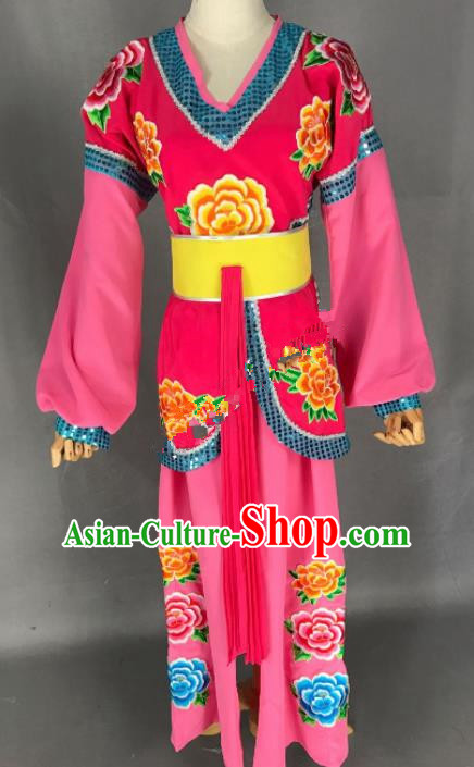Chinese Ancient Maidservants Costume Traditional Beijing Opera Diva Dress for Adults