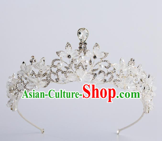 Top Grade Wedding Hair Accessories Bride Crystal Royal Crown Headwear for Women