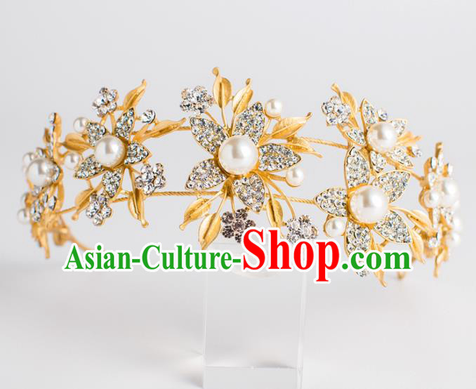 Top Grade Bride Hair Accessories Princess Hair Clasp Royal Crown Headwear for Women