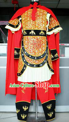 Chinese Beijing Opera Takefu Armor Traditional Peking Opera General Costume for Adults