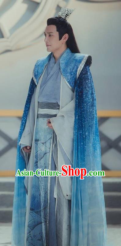 Chinese Ancient Royal Highness Clothing The Honey Sank Like Frost Swordsman Costumes for Men
