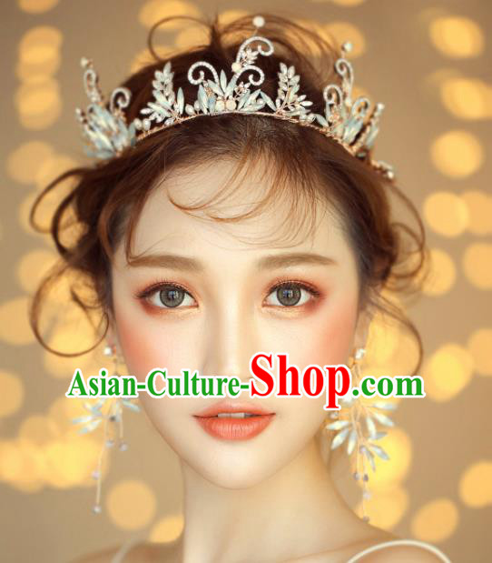 Top Grade Wedding Hair Accessories Bride Royal Crown Headwear for Women