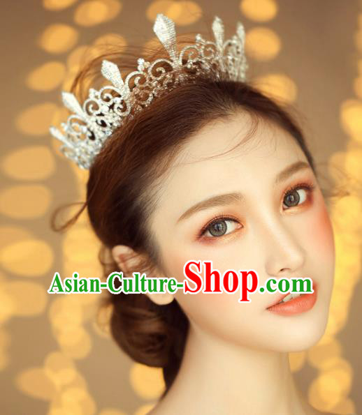 Top Grade Wedding Hair Accessories Bride Royal Crown for Women