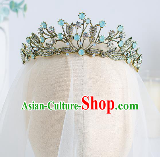 Top Grade Wedding Hair Accessories Bride Crystal Royal Crown for Women