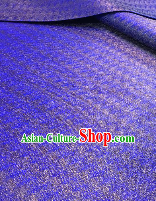 Asian Chinese Traditional Blue Brocade Fabric Silk Fabric Chinese Fabric Material