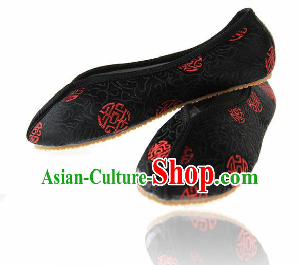 Asian Chinese Ancient Cloth Shoes Traditional Hanfu Shoes for Kids