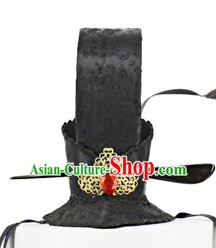 Chinese Traditional Hair Accessories Ancient Emperor Hairdo Crown Headwear for Kids