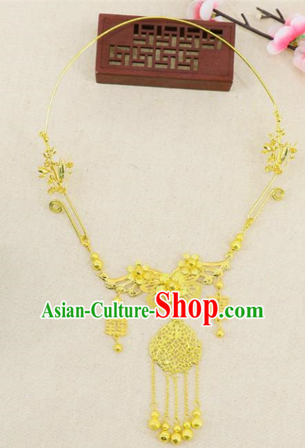 Chinese Traditional Jewelry Accessories Ancient Tassel Necklace for Women
