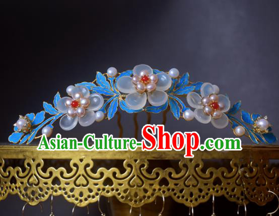 Chinese Handmade Princess Hanfu Hairpins Flowers Hair Clip Ancient Hair Accessories for Women