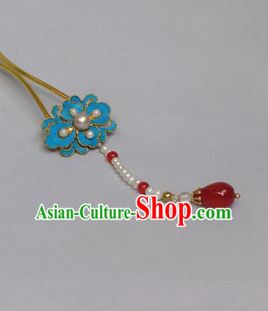 Chinese Handmade Princess Hanfu Hairpins Tassel Hair Clip Ancient Hair Accessories for Women