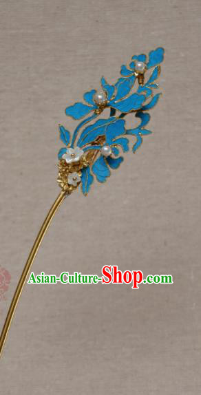Chinese Qing Dynasty Princess Hairpins Hair Accessories Ancient Handmade Hanfu Hair Clip for Women
