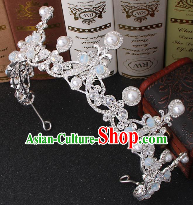 Top Grade Bride Hair Accessories Wedding Crystal Royal Crown for Women