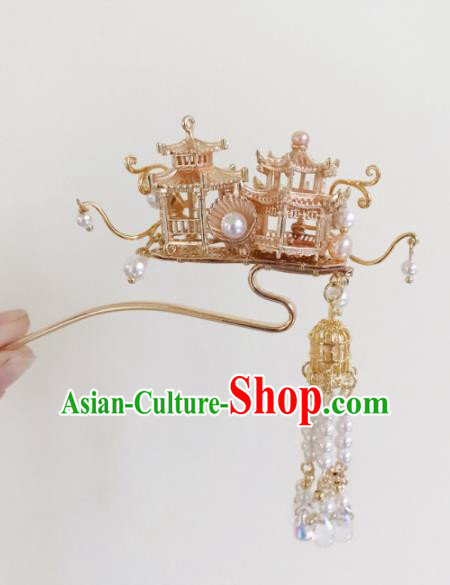 Chinese Ancient Handmade Palace Tassel Hairpins Hair Accessories Hair Clips for Women