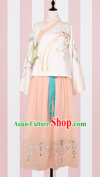 Chinese Ancient Costumes Traditional Ming Dynasty Princess Hanfu Dress for Women