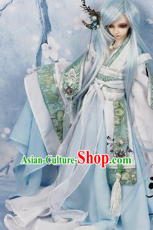 Chinese Ancient Swordsman Hanfu Han Dynasty Royal Highness Costume for Men