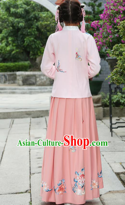 Chinese Ancient Palace Lady Hanfu Han Dynasty Imperial Concubine Queen Embroidered Historical Costumes