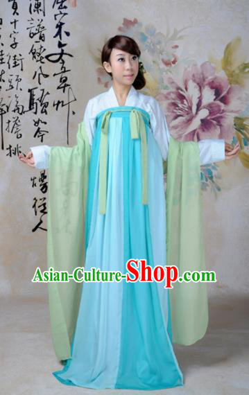Traditional Chinese Tang Dynasty Palace Dance Costume Ancient Princess Hanfu Dress for Women