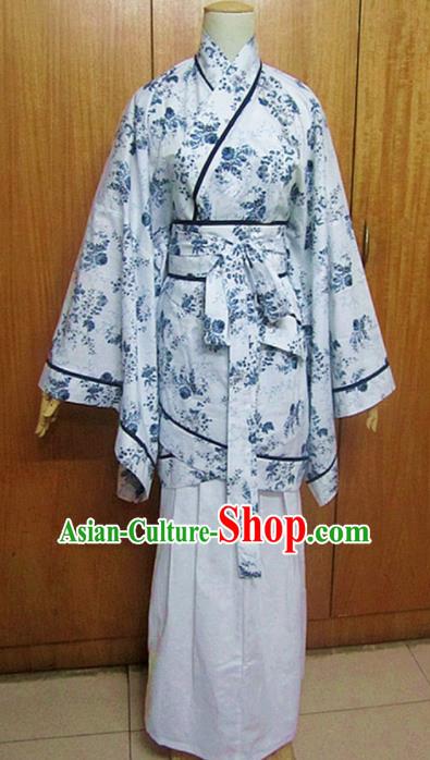 Traditional Chinese Han Dynasty Palace Lady Hanfu Dress Ancient Princess Costume for Women