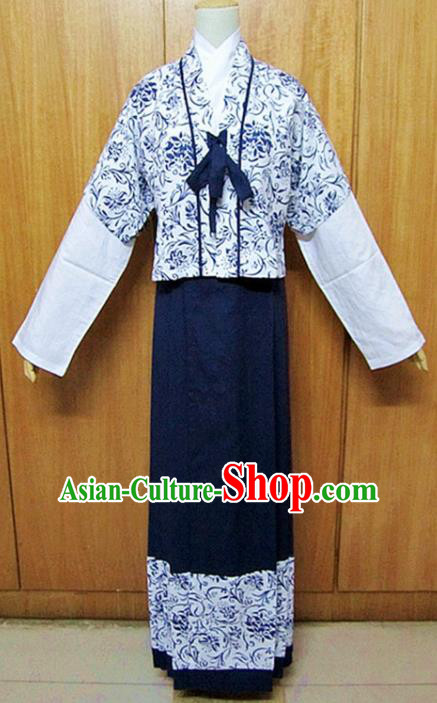 Traditional Chinese Song Dynasty Hanfu Dress Ancient Fairy Costume for Women