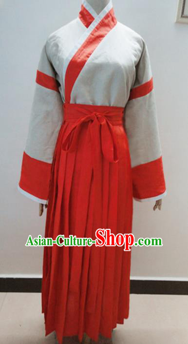 Traditional Chinese Han Dynasty Nobility Lady Hanfu Dress Ancient Fairy Costume for Women