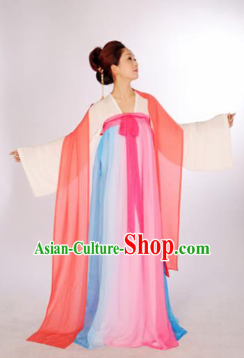 Chinese Traditional Tang Dynasty Nobility Lady Hanfu Dress Ancient Palace Princess Costume for Women