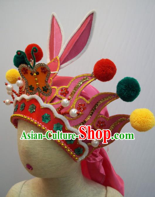 Traditional China Beijing Opera Costume Props Embroidered Robe and Hat Ancient Chinese Peking Opera Embroidery Clothing