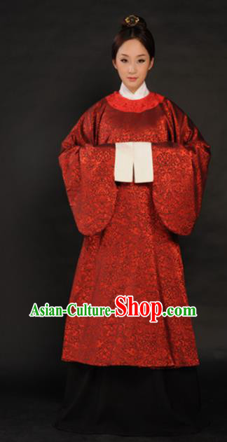 Asian Chinese Ming Dynasty Hanfu Dress Ancient Traditional Royal Countess Costumes for Women