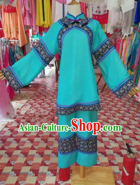 Chinese Traditional Beijing Opera Village Girl Clothing Peking Opera Costume for Adults