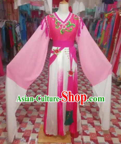 Chinese Traditional Beijing Opera Princess Pink Clothing Peking Opera Actress Costumes for Adults