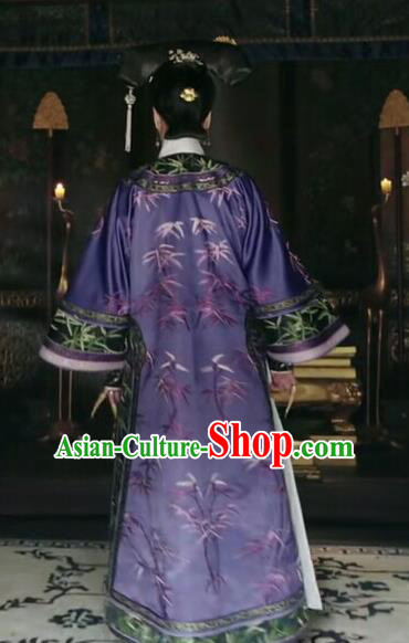Ruyi Royal Love in the Palace Traditional Chinese Qing Dynasty Palace Lady Costume Asian China Ancient Manchu Embroidered Clothing
