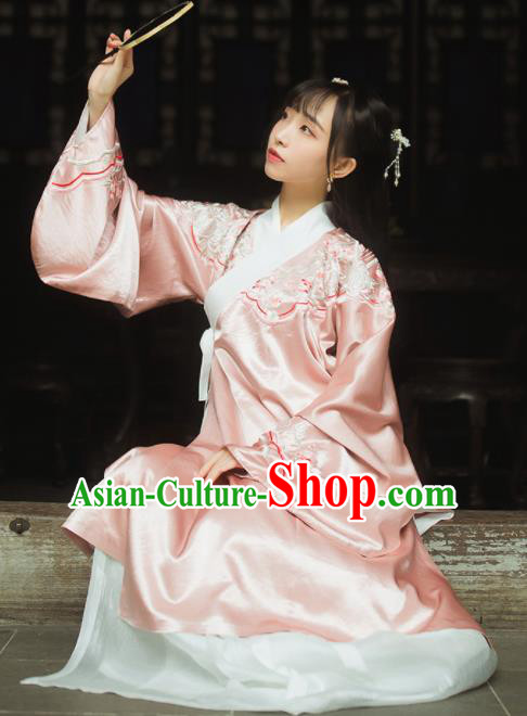 Ancient Chinese Ming Dynasty Princess Silk Historical Costumes Complete Set