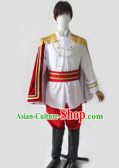 Top Grade Halloween Costumes Fancy Ball Cosplay Prince Clothing for Men