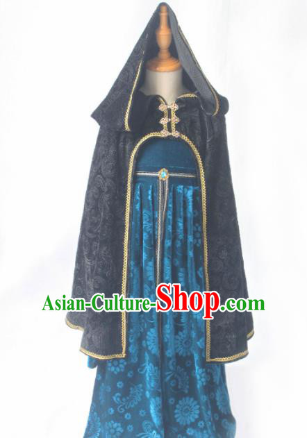 Top Grade Halloween Costumes Fancy Ball Cosplay Female Vampire Cape for Women