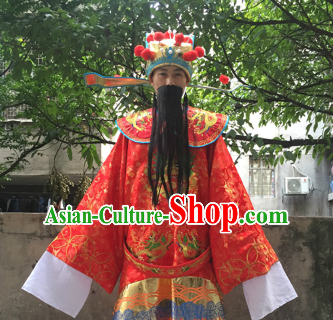 Chinese Spring Festival Money God Coostumes