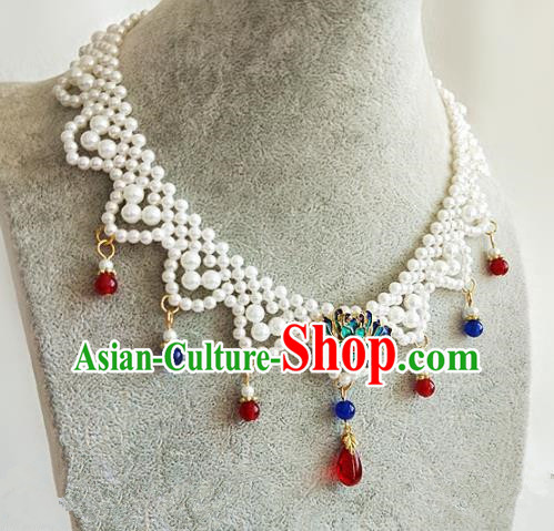 Chinese Traditional Hanfu Necklace Traditional Classical Jewelry Accessories for Women