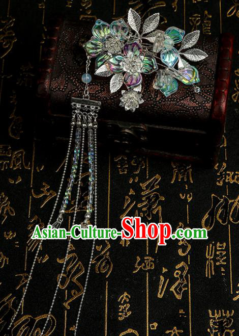 Chinese Ancient Traditional Hanfu Tassel Hair Claw Handmade Classical Hair Accessories for Women