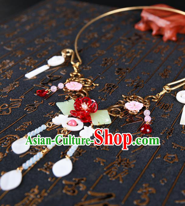 Chinese Traditional Hanfu Necklace Traditional Classical Jewelry Accessories for Women