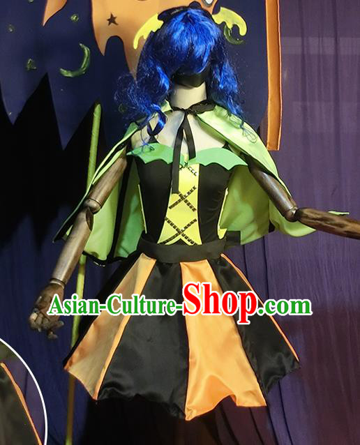 Halloween Cosplay Witch Stage Show Costumes Brazilian Carnival Parade Dress for Women