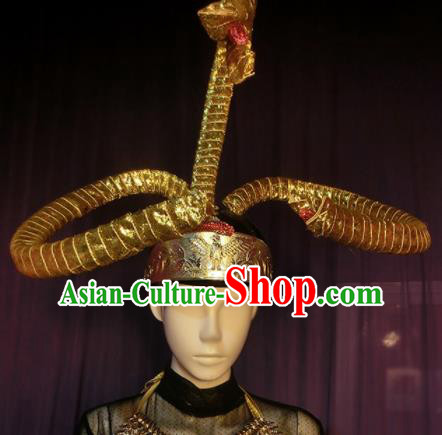 Halloween Cosplay Egypt Snake Hair Accessories Brazilian Carnival Parade Headwear for Men