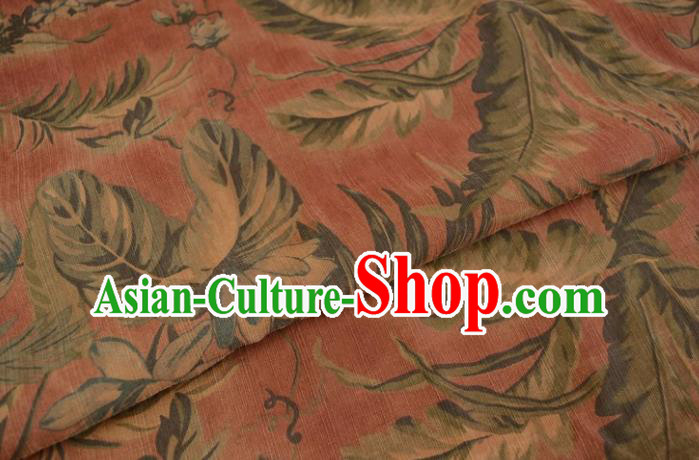 Asian Chinese Traditional Pattern Silk Design Brocade Fabric Chinese Gambiered Guangdong Gauze Material