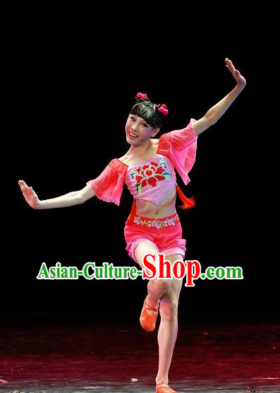 Chinese Traditional Folk Dance Group Dance Costumes Stage Performance Clothing for Women