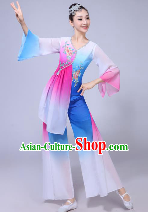 Chinese Traditional Stage Performance Yangko Dance Costumes Group Dance Folk Dance Clothing for Women