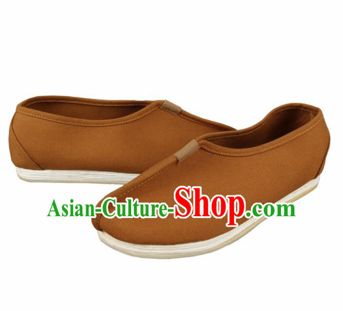 Chinese Traditional Buddhist Monk Shoes Buddhism Monks Cloth Shoes for Men