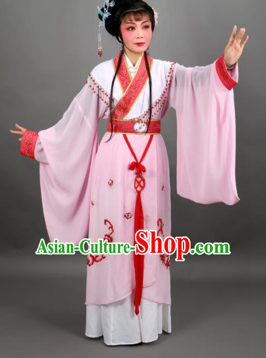 Professional Chinese Traditional Beijing Opera Queen Pink Dress Ancient Empress Costume for Women