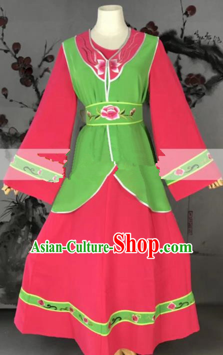 Professional Chinese Traditional Beijing Opera Maidservants Dress Ancient Young Lady Costume for Women