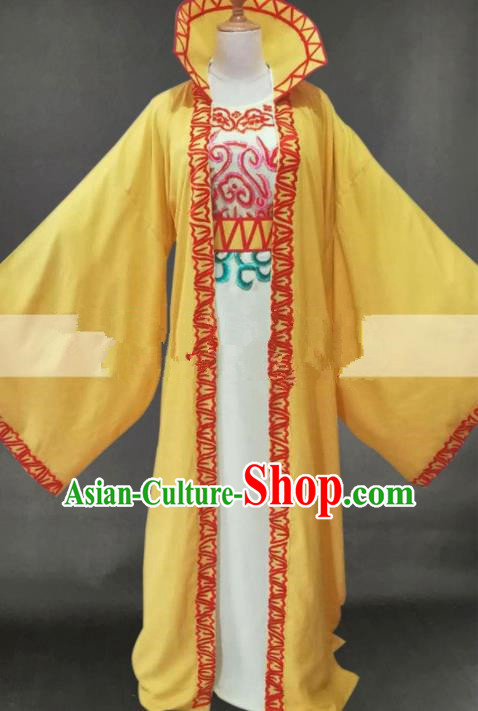 Professional Chinese Traditional Beijing Opera Niche Yellow Clothing Ancient Prince Scholar Costume for Men