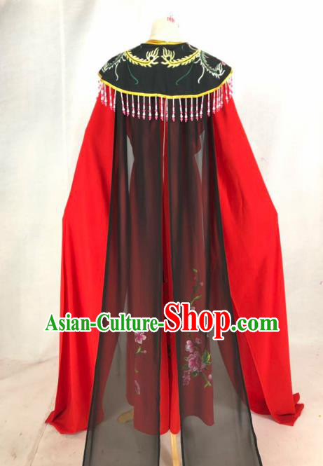 Chinese Traditional Peking Opera Actress Wang Xifeng Red Dress Ancient Court Queen Costume for Women