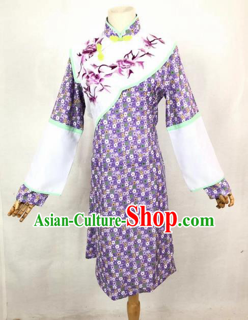 Chinese Traditional Peking Opera Actress Country Lady Dress Ancient Farmerette Costume for Women