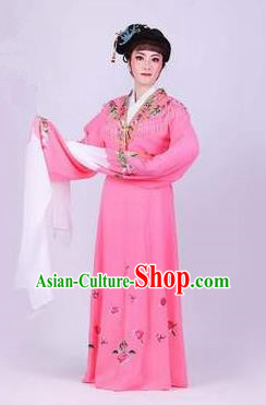 Chinese Traditional Peking Opera Actress Rich Lady Pink Dress Ancient Royal Princess Costume for Women