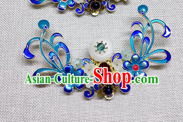 Chinese Ancient Princess Hair Crown Traditional Hair Accessories Hanfu Hairpins for Women